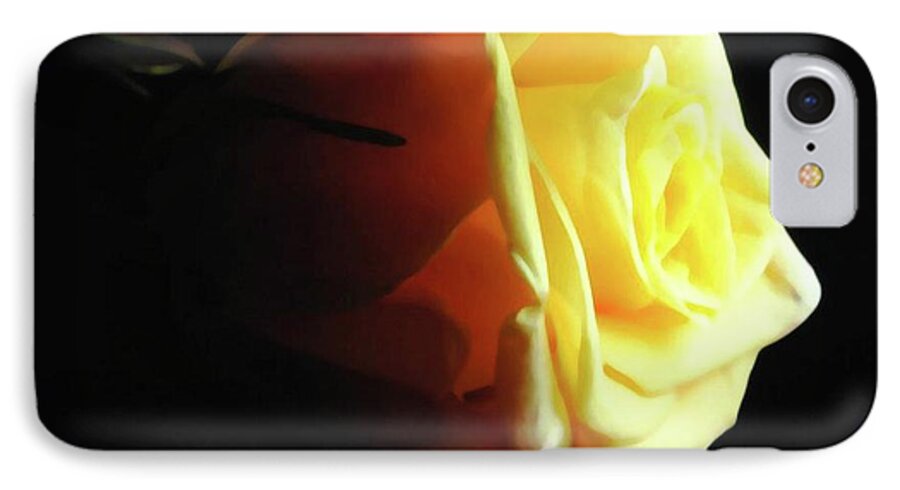 Yellow Rose Sideview - Phone Case
