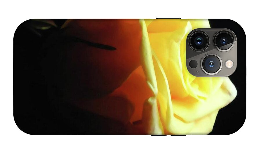 Yellow Rose Sideview - Phone Case