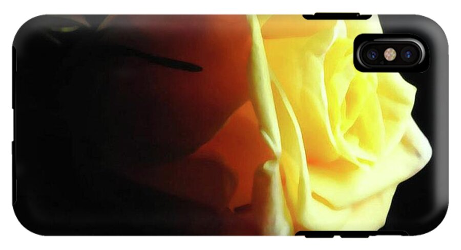 Yellow Rose Sideview - Phone Case