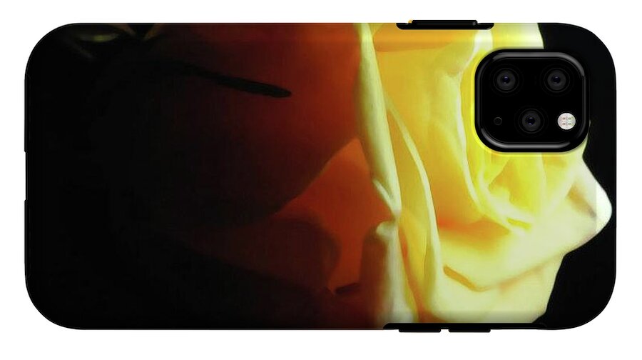 Yellow Rose Sideview - Phone Case