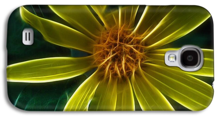 Yellow Wildflower Abstract - Phone Case