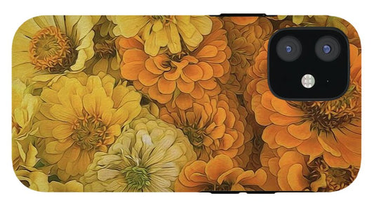 Yellow Zinnias - Phone Case
