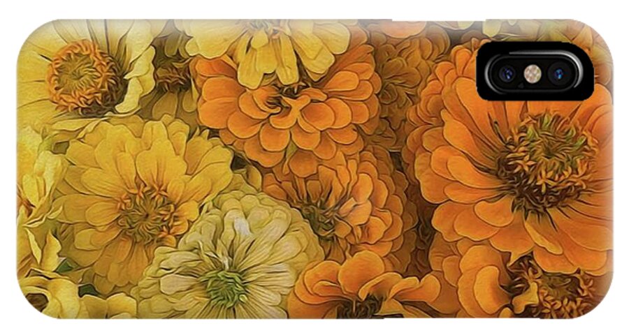 Yellow Zinnias - Phone Case