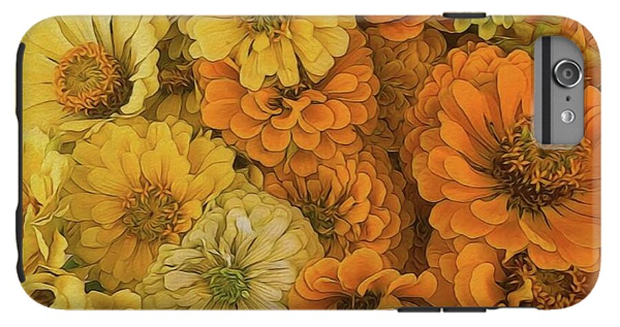 Yellow Zinnias - Phone Case