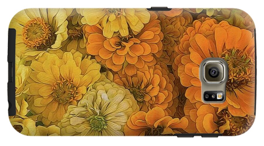 Yellow Zinnias - Phone Case