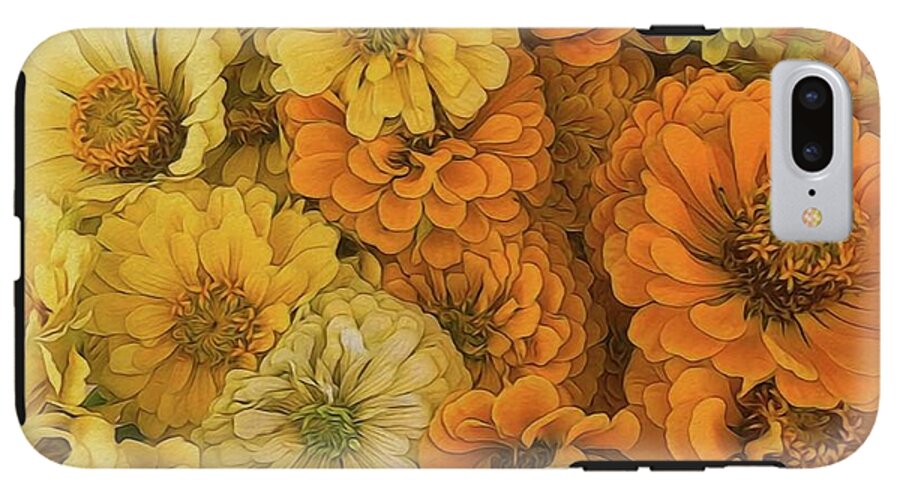 Yellow Zinnias - Phone Case