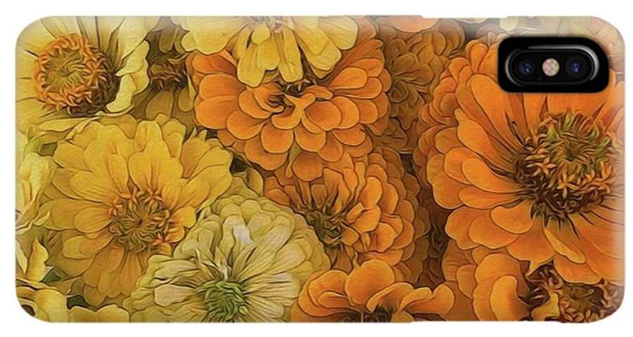 Yellow Zinnias - Phone Case