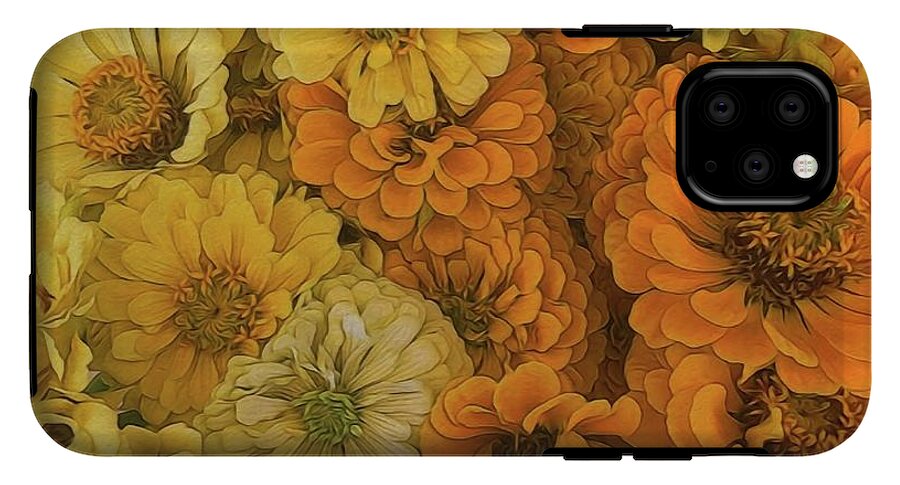 Yellow Zinnias - Phone Case