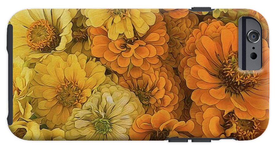 Yellow Zinnias - Phone Case