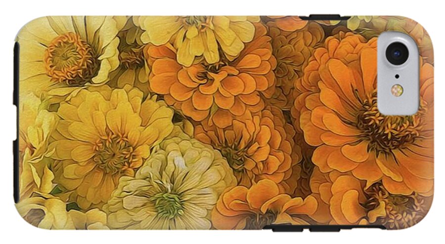Yellow Zinnias - Phone Case