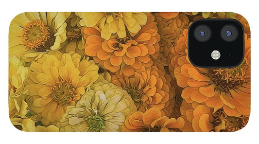 Yellow Zinnias - Phone Case