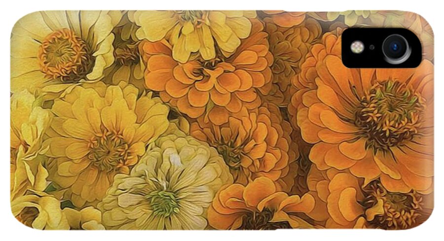 Yellow Zinnias - Phone Case