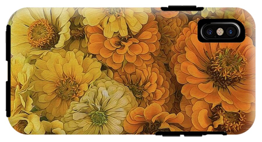Yellow Zinnias - Phone Case
