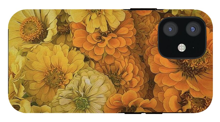 Yellow Zinnias - Phone Case