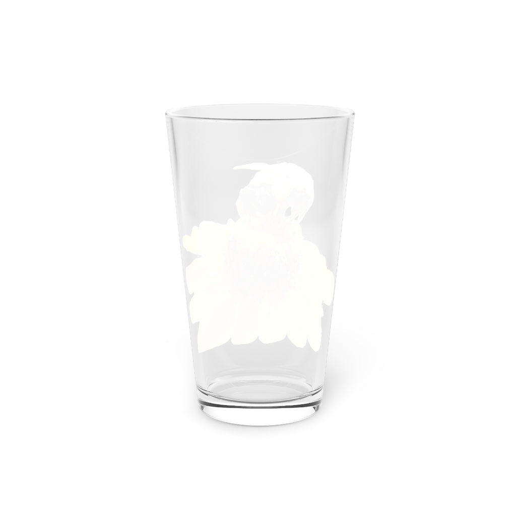 Bee On a Flower Pint Glass, 16oz