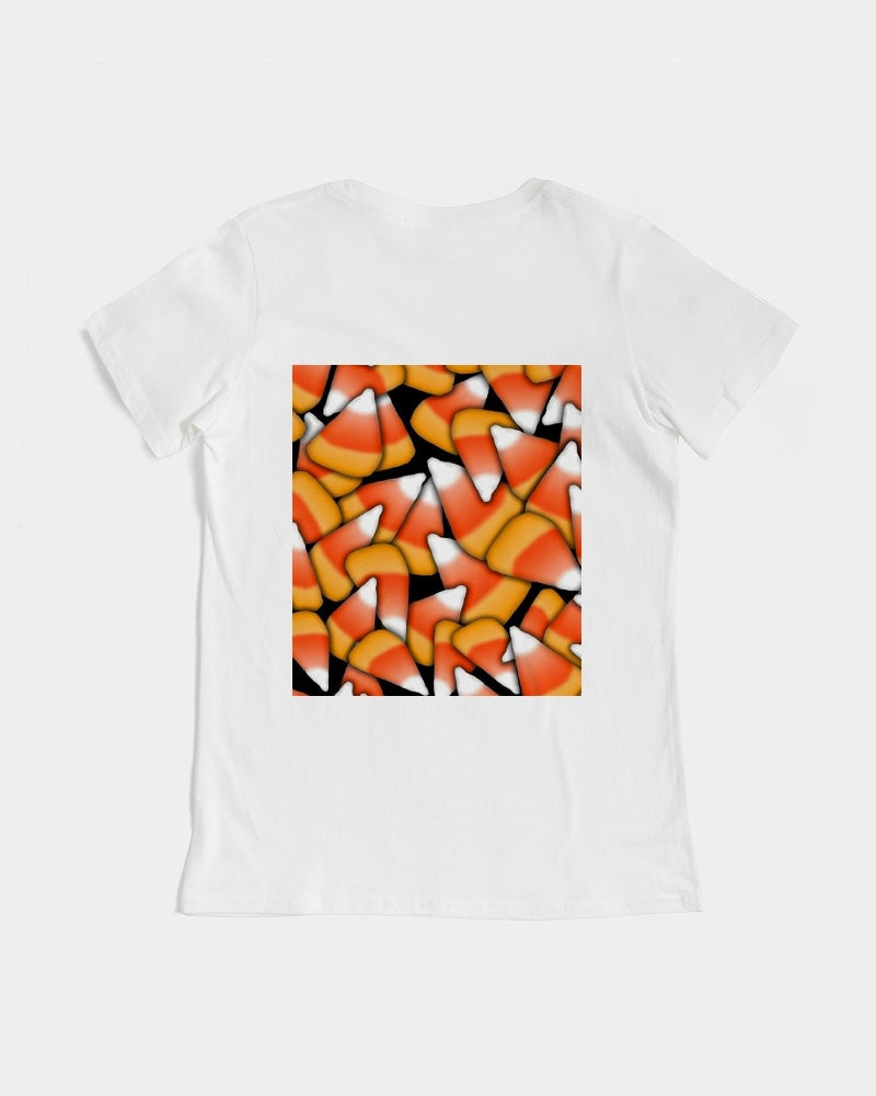 Candy Corn Pattern Women's Graphic Tee