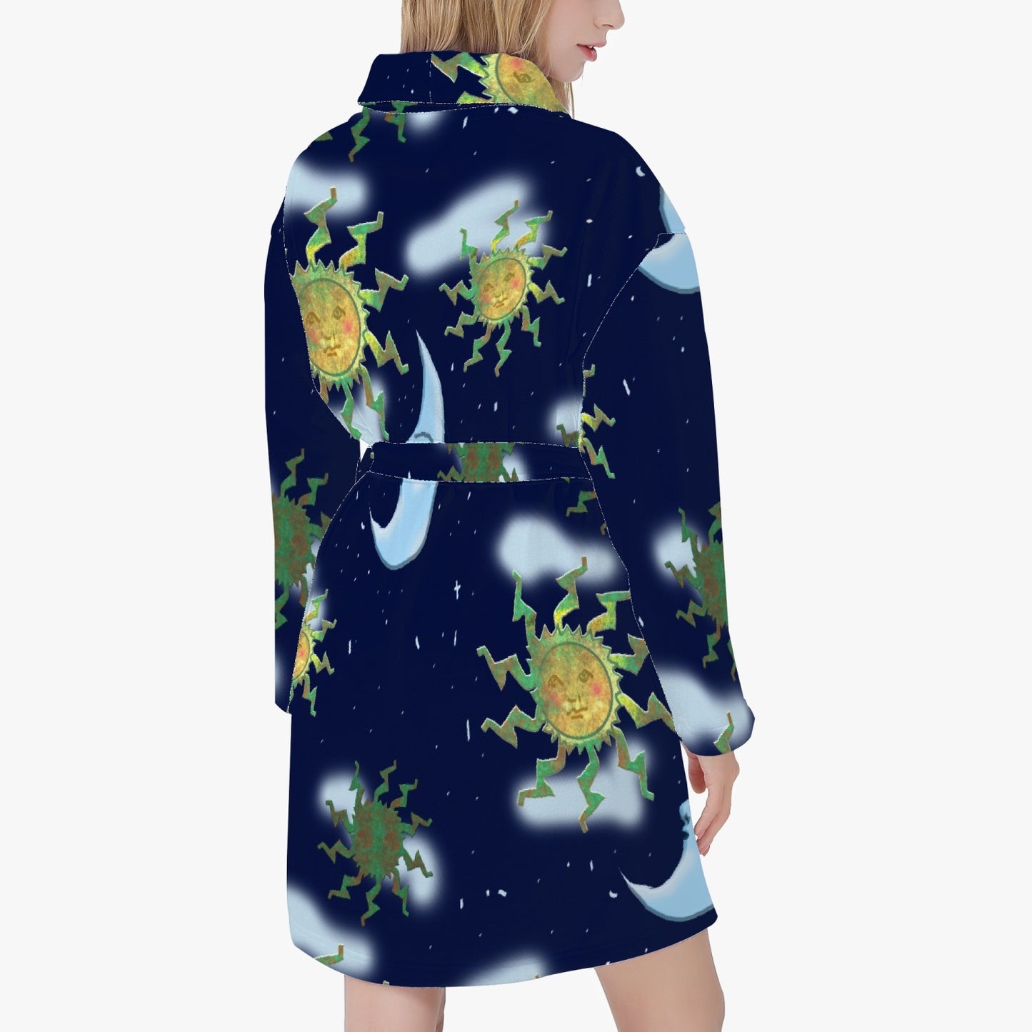 Antique Sun Women's Loose-fitting Bathrobe
