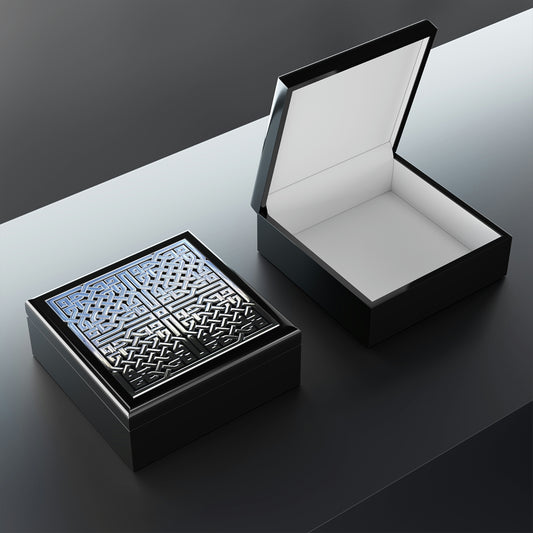Chrome Celtic Knot Jewelry Box