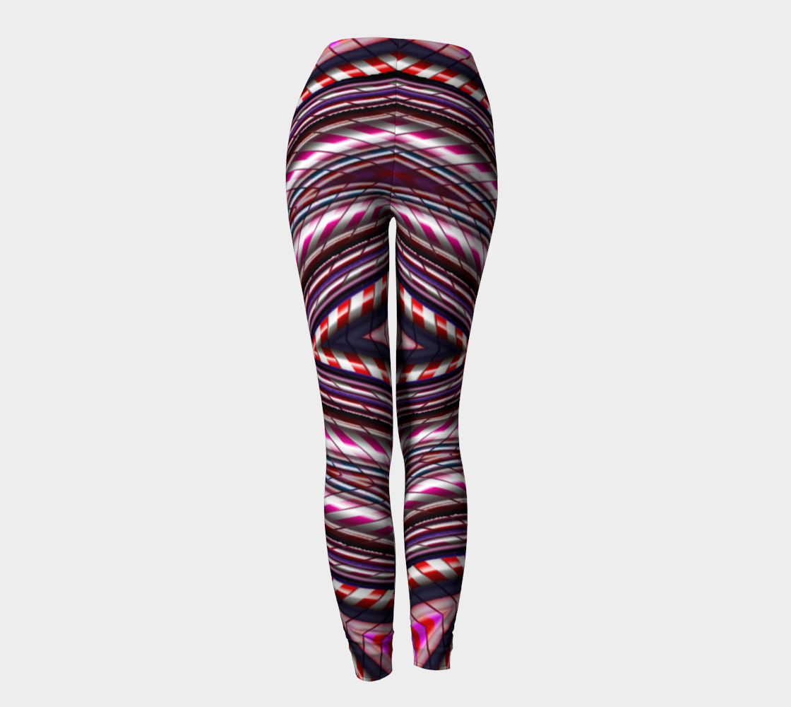 Candy Cane Stripes Leggings