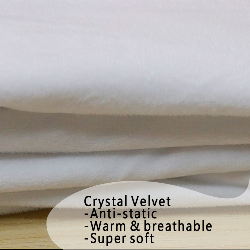 Abstract Flames Custom Crystal Velvet 63" x 10" Scarf Warm Breathable Velvet Scarf