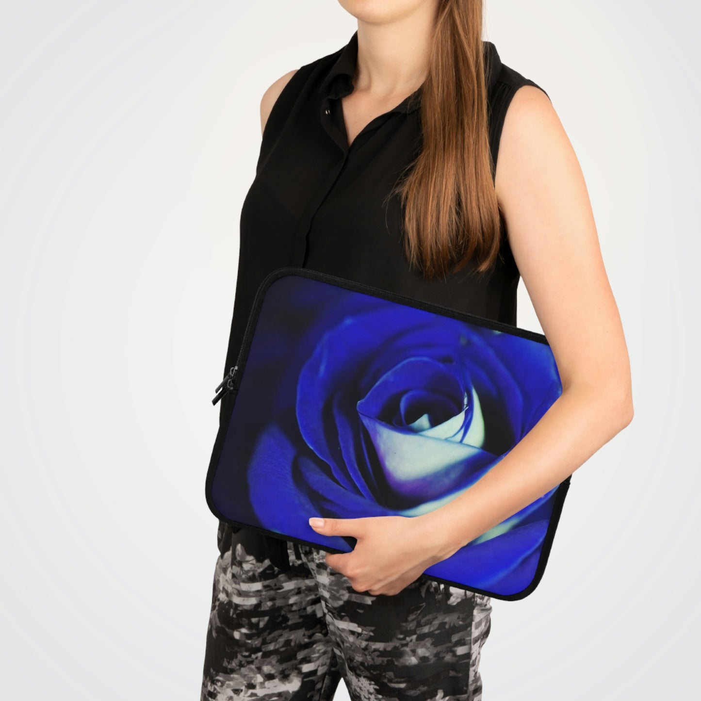 Blue Rose Laptop Sleeve