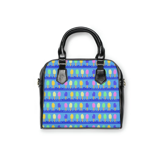 Ice Cream Bar Pattern Shoulder Handbag