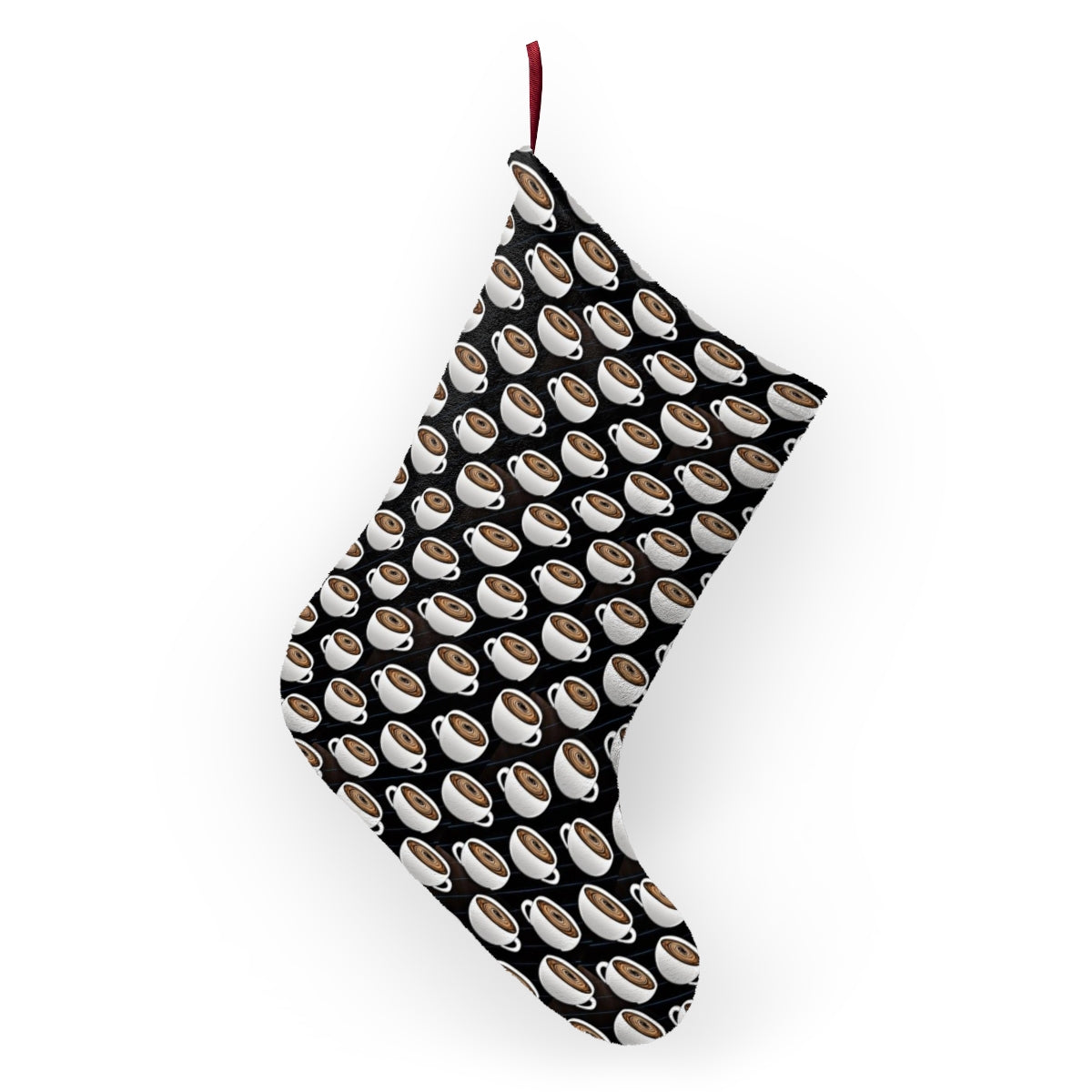 Coffee Pattern Christmas Stockings