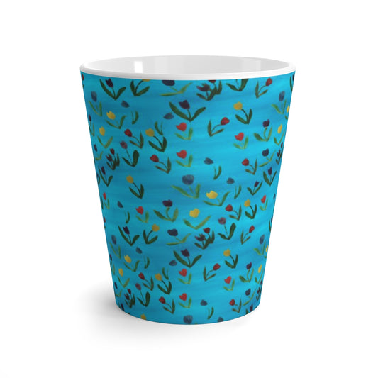 Tulips Pattern Latte mug
