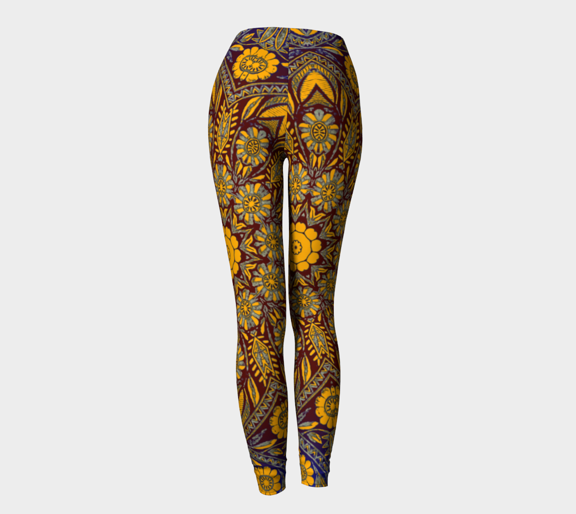 Vintage Morrocan Tile 327 Leggings