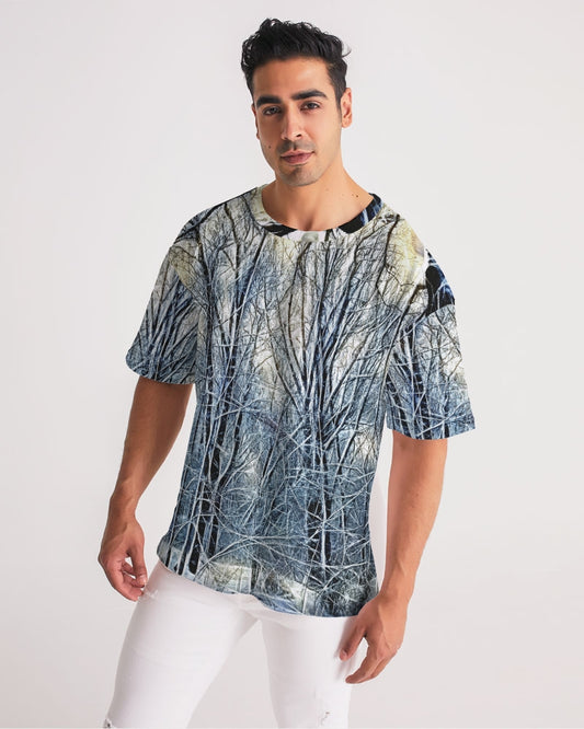 4 Oclock Winter Landscape Men's Premium Heavyweight Tee