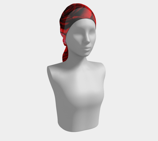 Reddest Rose Long Scarf