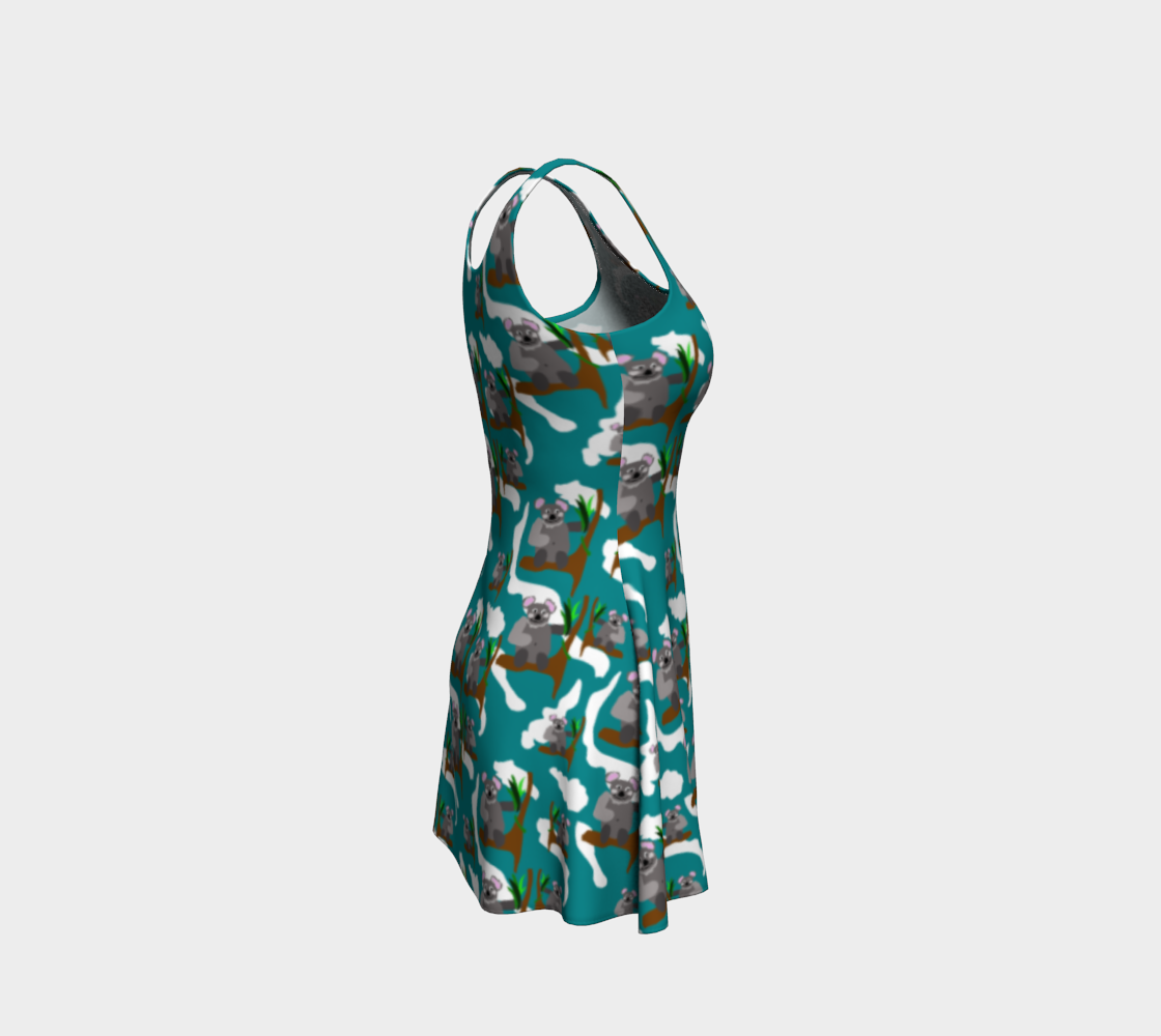 Koala Bears Flare Dress