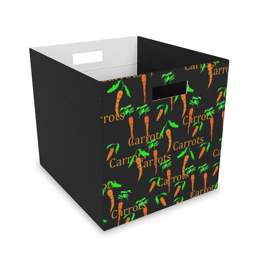 Carrots Pattern Felt Storage Box