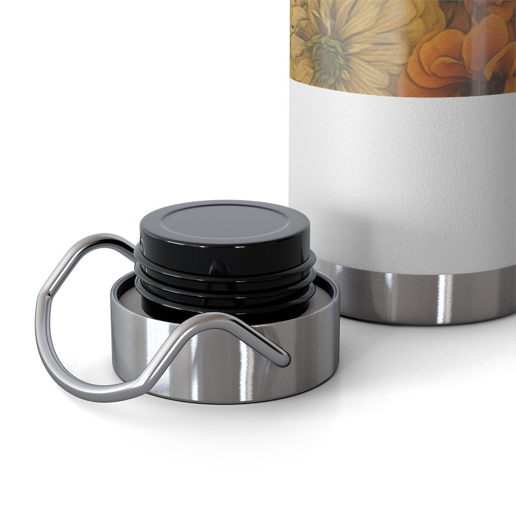 Yellow Zinnias 22oz Vacuum Insulated Bottle