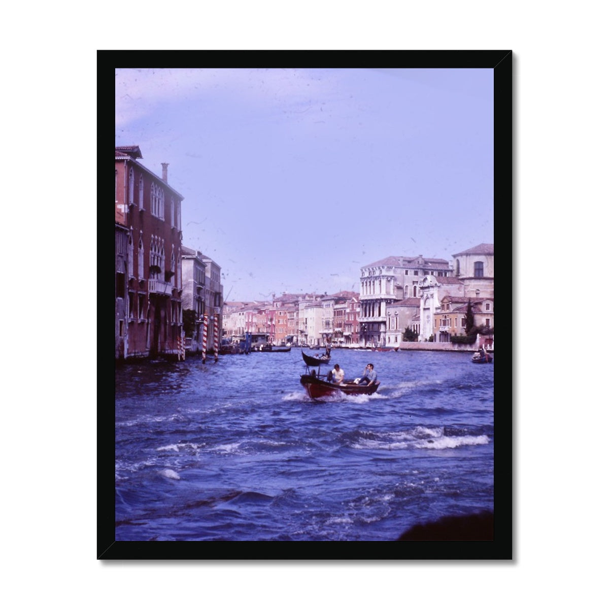 Europe Trip 1970 Number 18 Budget Framed Poster
