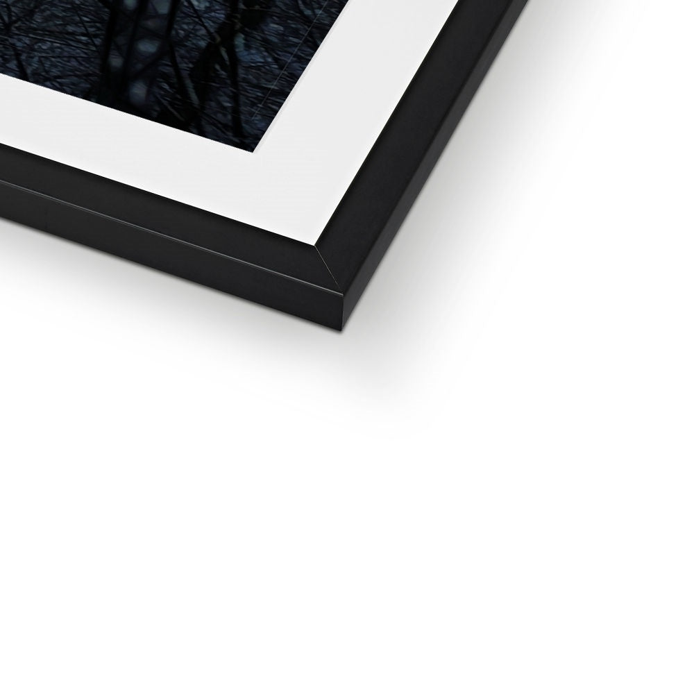 Twilight Icicles Framed & Mounted Print