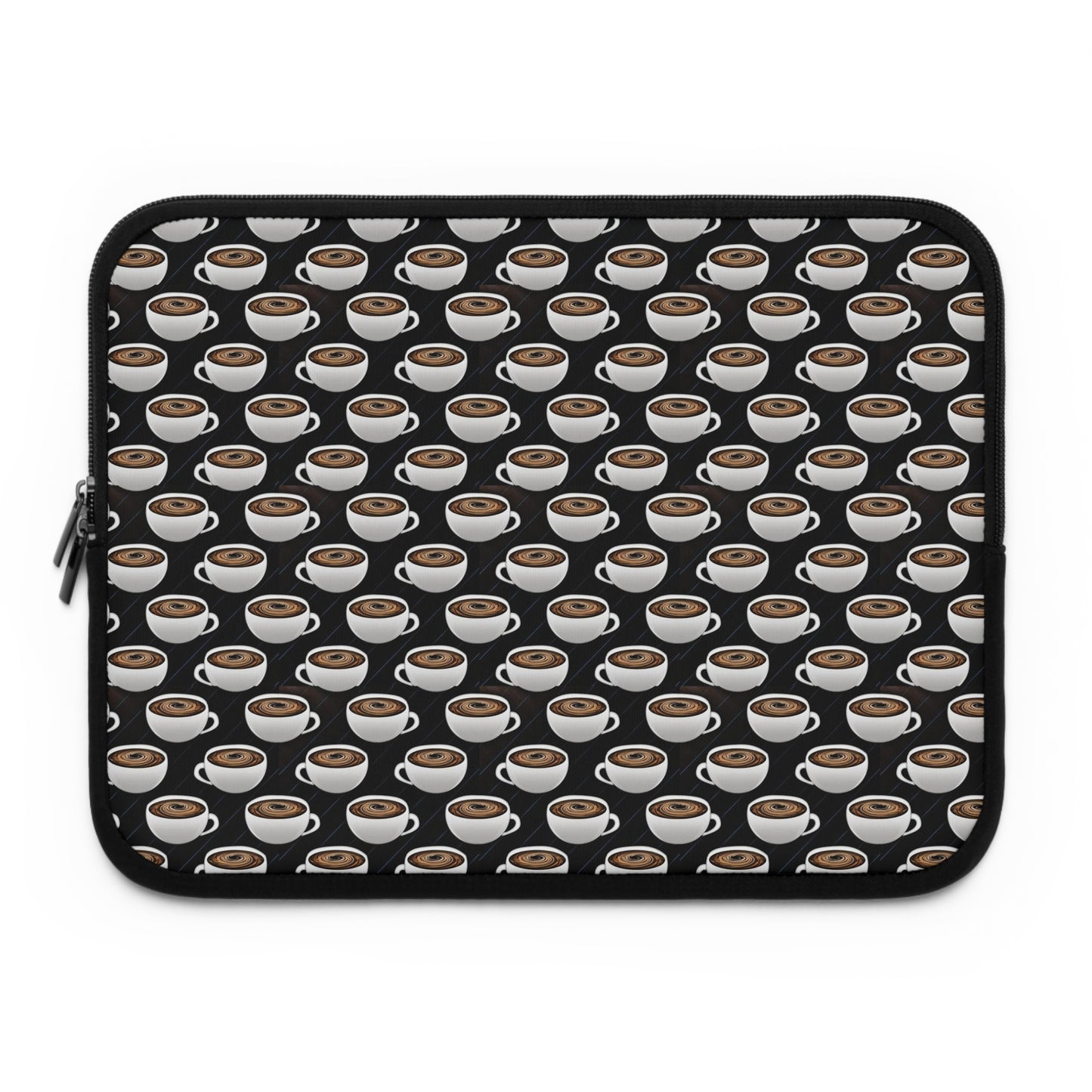 Coffee Cups Pattern Laptop Sleeve