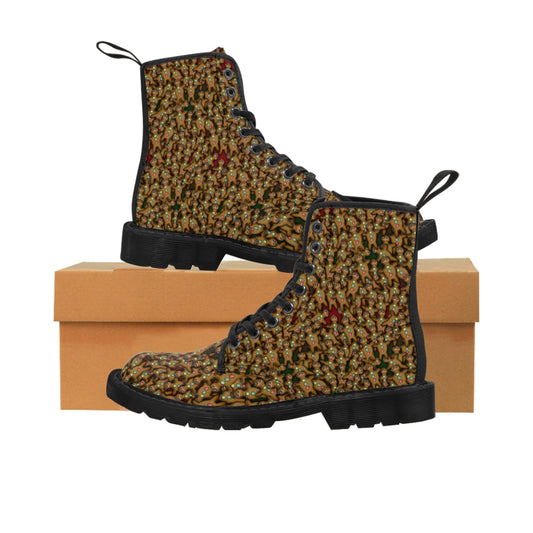Gingerbread Cookie Women's Canvas Boots