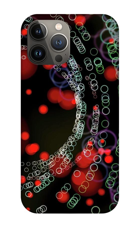 Blinking Rings Bokeh #1 - Phone Case