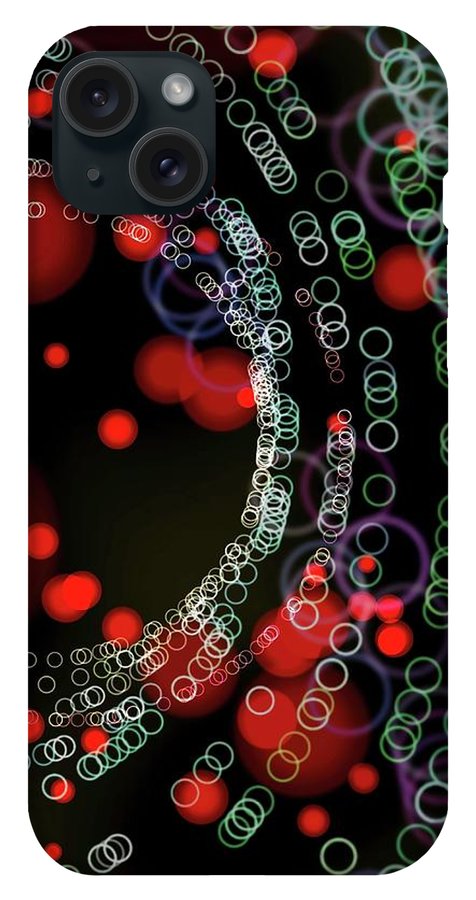 Blinking Rings Bokeh #1 - Phone Case