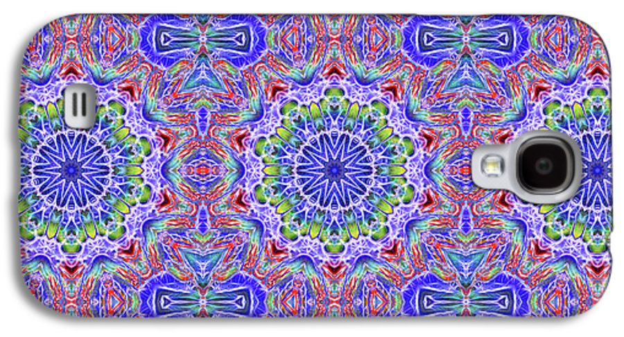 Blue Red Kaleidoscope #1 - Phone Case