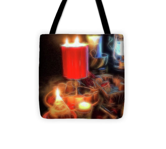 Candle Still Life - Tote Bag