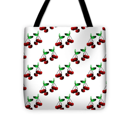 Cherries Pattern - Tote Bag