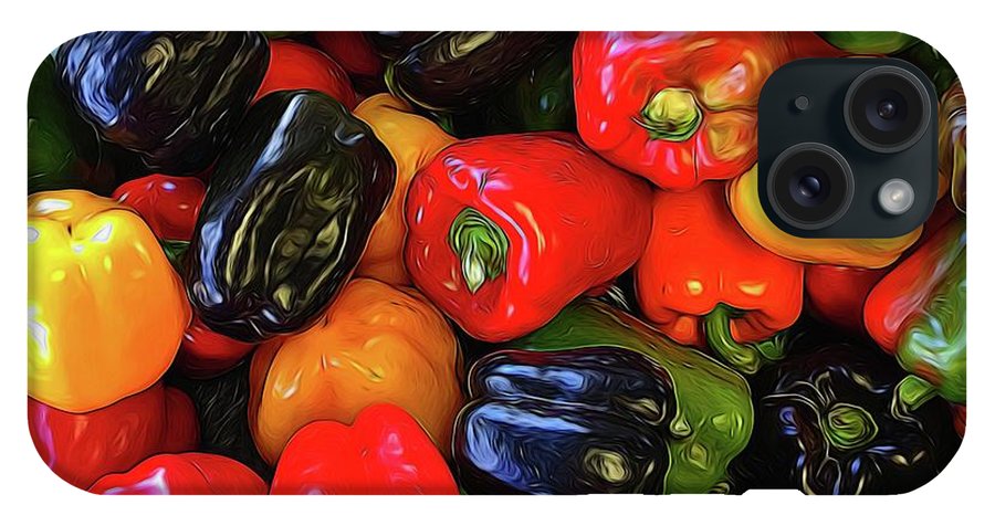 Colorful Bell Peppers #1 - Phone Case