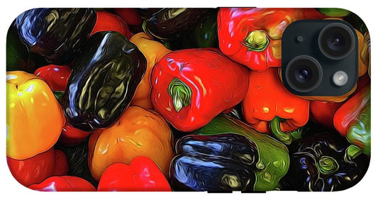 Colorful Bell Peppers #1 - Phone Case