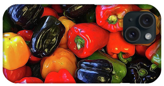 Colorful Bell Peppers #1 - Phone Case