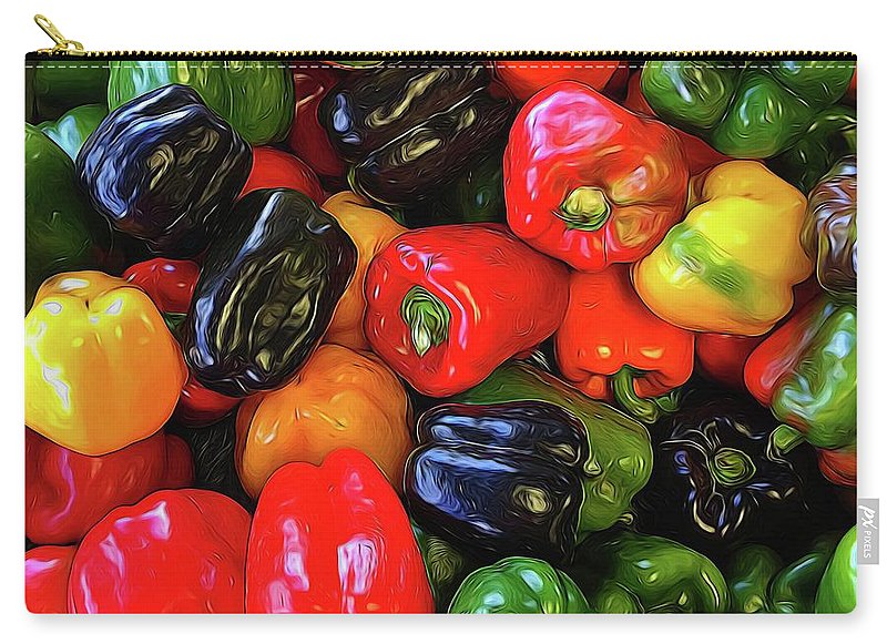 Colorful Bell Peppers - Carry-All Pouch