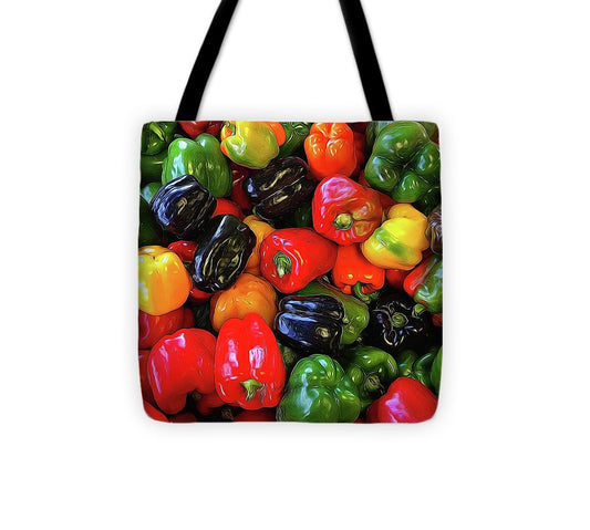 Colorful Bell Peppers - Tote Bag