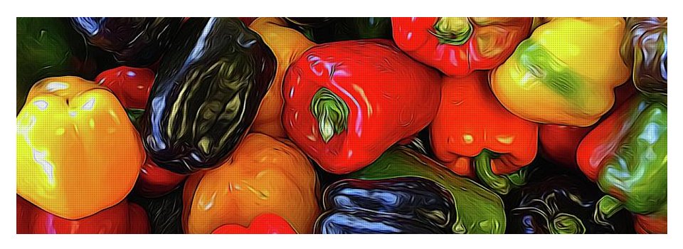 Colorful Bell Peppers - Yoga Mat