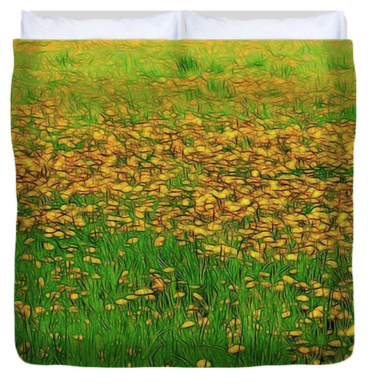 Dandelion Field - Duvet Cover
